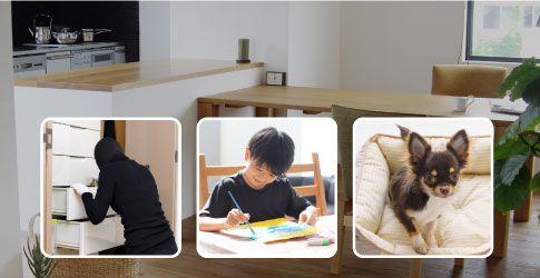 見守りや防犯対策などご家庭での活用に
